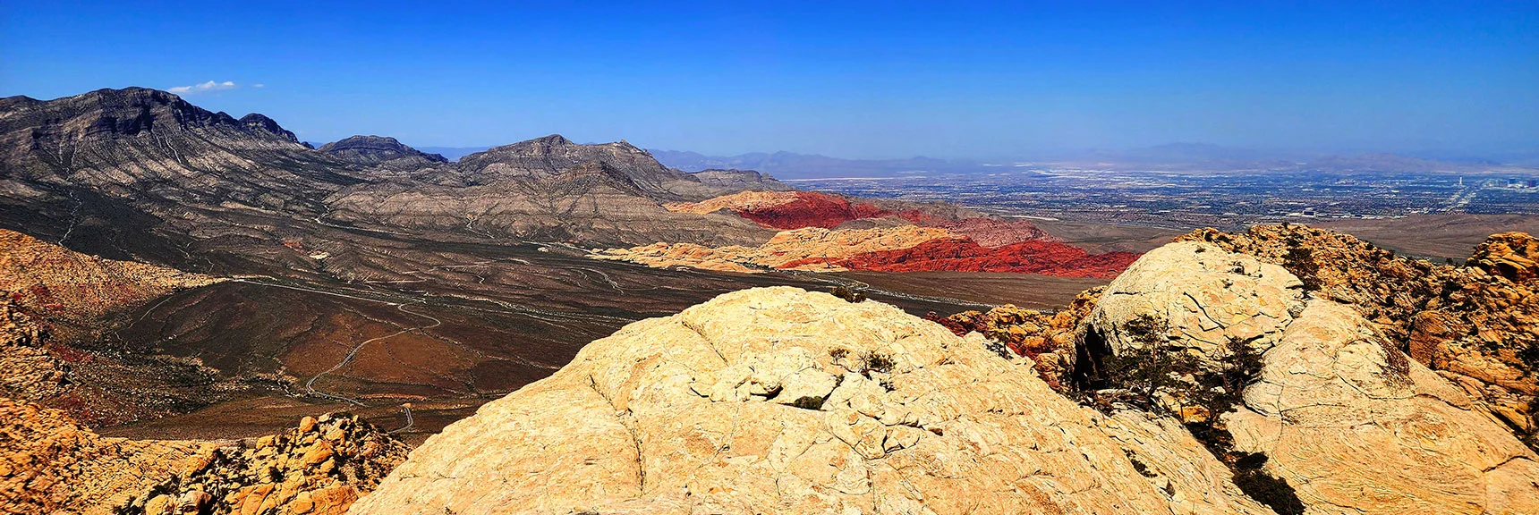 Red Rock Canyon, Calico Hills, Gray Cap Ridge, Damsel Peak & North Vegas | Bridge Mountain | Rainbow Mountain Wilderness, Nevada