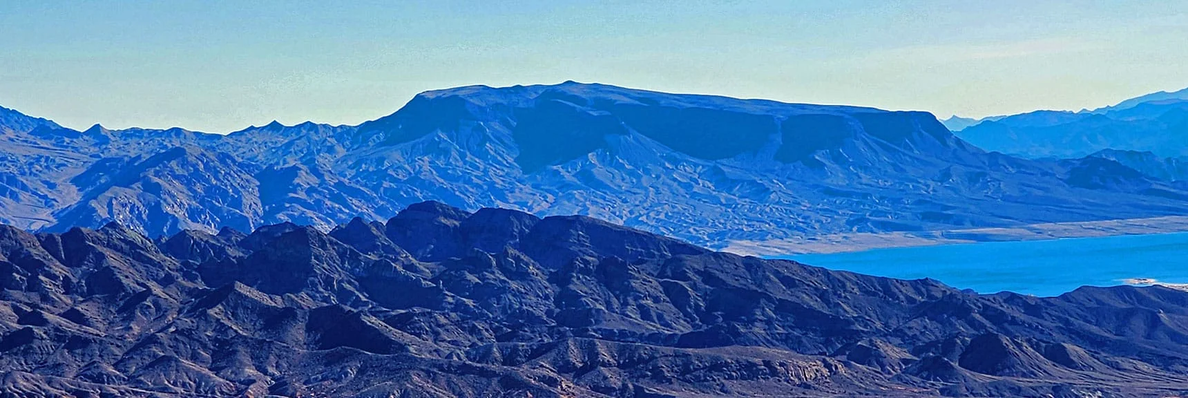 Fortification Hill on Arizona Side of Lake Mead | Anniversary Ridge | Muddy Mountains Wilderness, Nevada