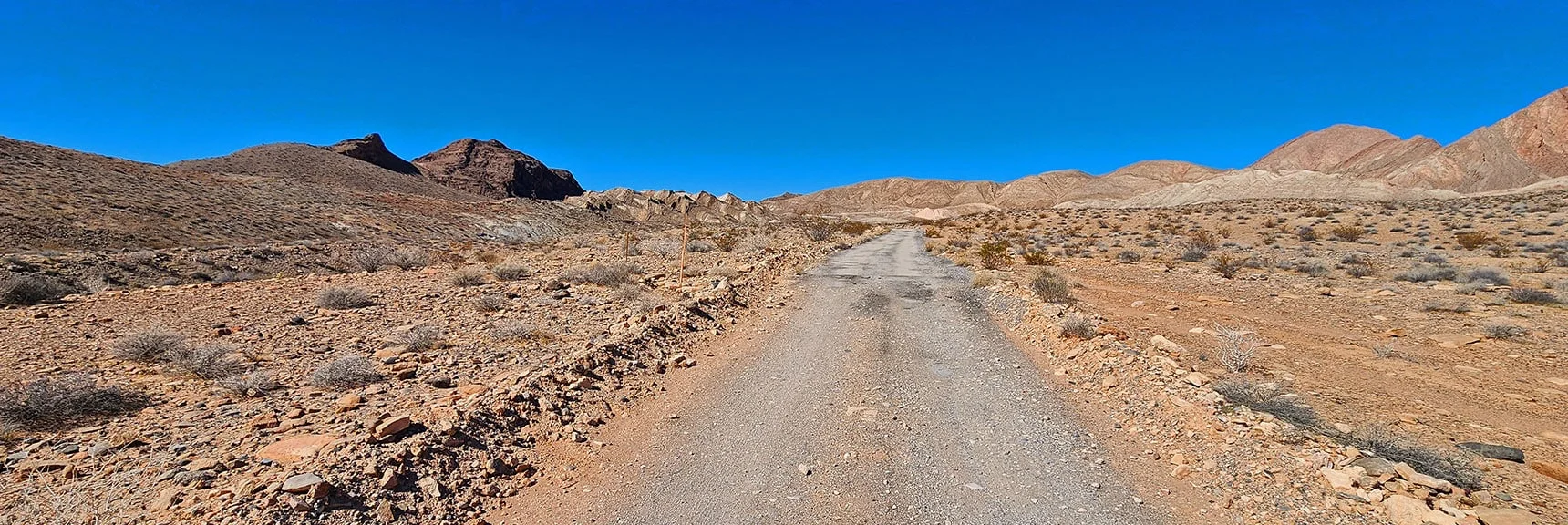 Continue a Couple Miles Up Anniversary Mine Rd. | Anniversary Ridge | Muddy Mountains Wilderness, Nevada