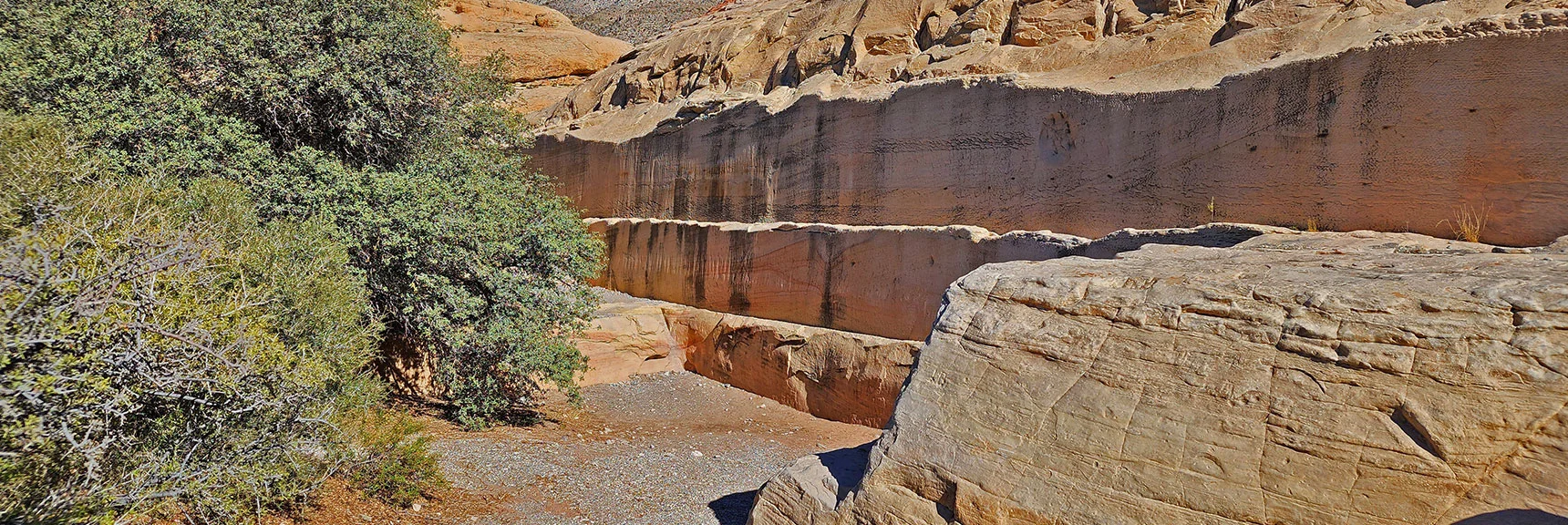 The Sandstone Blocks Were Carved Right Out of the Side of the Hill | Calico Tanks | Red Rock Canyon National Conservation Area, Nevada
