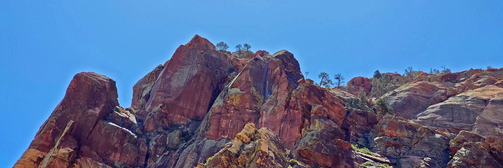 Eastern Tip of Rainbow Mountain. Will Scan Summit Area to Right | Juniper Peak Summit | Rainbow Mountain Wilderness, Nevada | David Smith, LasVegasAreaTrails.com