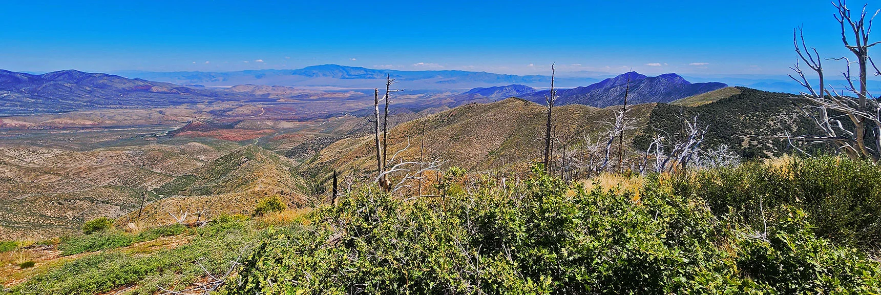 Kyle Canyon, Sheep Range and La Madre Mts. from Southern High Point | Wilson Ridge Lower Loop | Lovell Canyon, Nevada