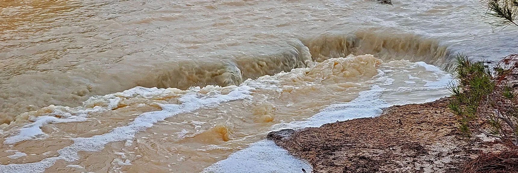 "Devil's Drop". More Realistic if You're the Size of Ant Man. | Flash Flood in Northwest Las Vegas, Nevada
