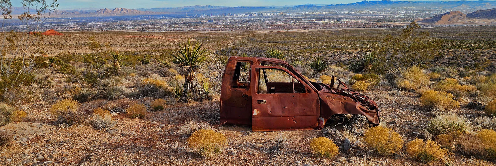 Is This the Missing Cab... 200ft Away? Violent Demise! | Damsel Peak Southeastern Slope | Calico & Brownstone Basins, Nevada