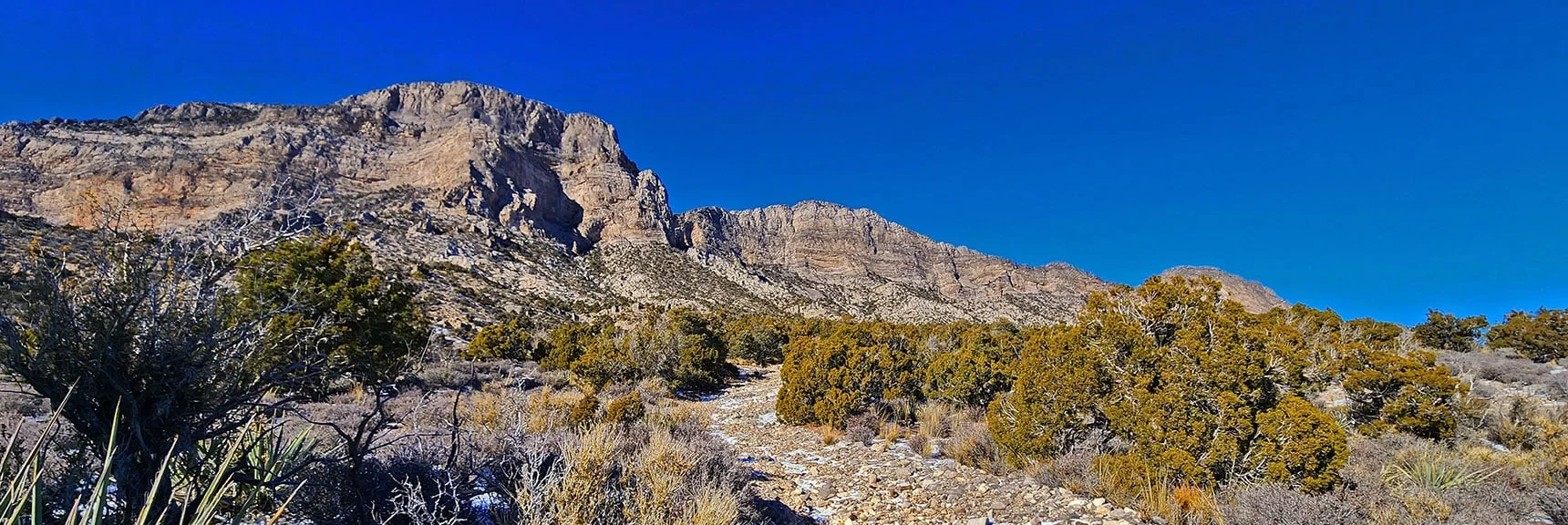 Streamlined Route to the La Madre Mts. Ridgeline with Spectacular Views! | Brownstone Trail | Calico Basin | Brownstone Basin | La Madre Mountains Wilderness, Nevada