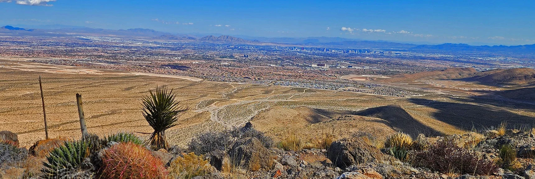 Southeastern Brownstone Basin Below. | Gray Cap Ridge Southeast Summit | La Madre Mountains Wilderness, Nevada