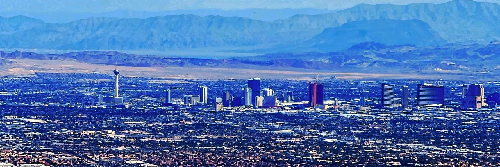 North Las Vegas Strip | Gray Cap Ridge Southeast Summit | La Madre Mountains Wilderness, Nevada