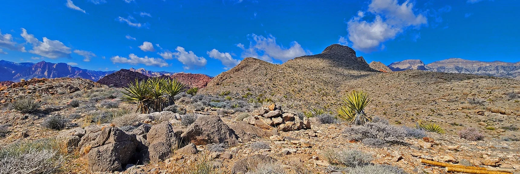 Another High Viewpoint Ahead Before the Southeast Summit | Gray Cap Ridge Southeast Summit | La Madre Mountains Wilderness, Nevada