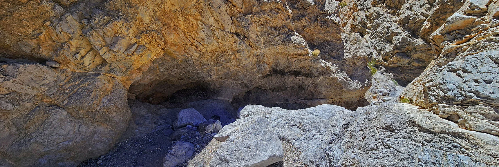 Now Navigating Beautiful Limestone Channels Carved by Rushing Water | Gateway Canyon, Gray Cap Ridge, Brownstone Basin | Calico & Brownstone Basins, Nevada