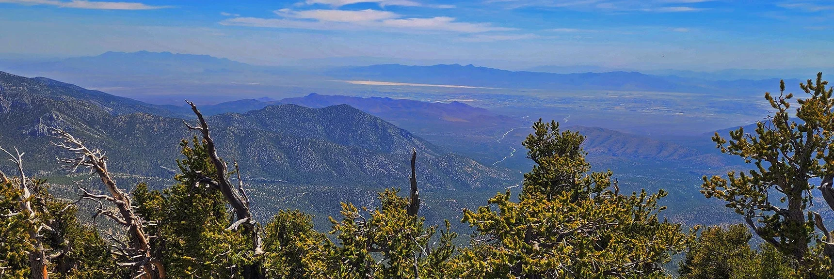 View West Toward Pahrump and Beyond | Bonanza Peak from Cold Creek | Mt. Charleston Wilderness | Spring Mountains, Nevada
