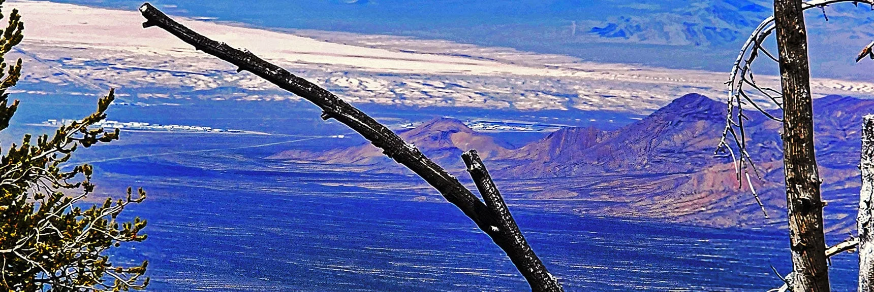 This is Possibly the Famous Area 51 Enlarged | Bonanza Peak from Cold Creek | Mt. Charleston Wilderness | Spring Mountains, Nevada
