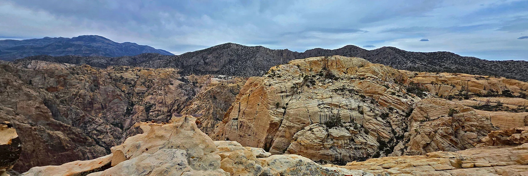 Arrival on Summit. Spectacular 360-Degree View! | Monument Peak Summit | Rainbow Mountain Wilderness, Nevada