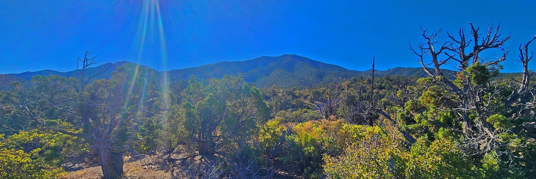 La Madre Mt. on Left; El Bastardo on Right. | La Madre Ridgeline Grand Crossing | La Madre Mountains Wilderness and Red Rock Canyon NCA, Nevada