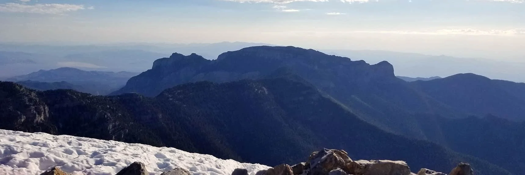 Mummy Mountain Silhouette from Charleston Peak Summit