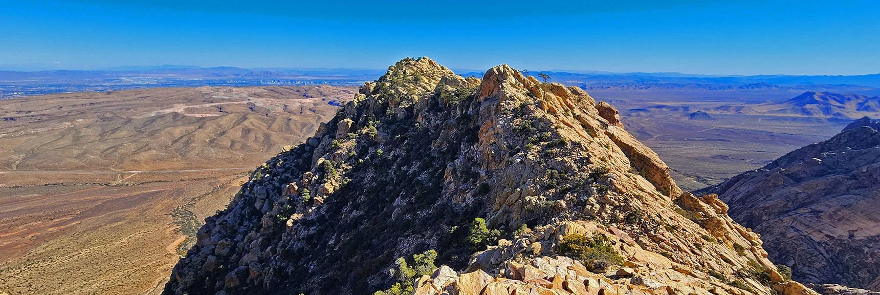 Descend Toward Indecision Peak's Summit from Above! | Indecision Peak West Base from Lovell Canyon | Rainbow Mountain Wilderness, Nevada