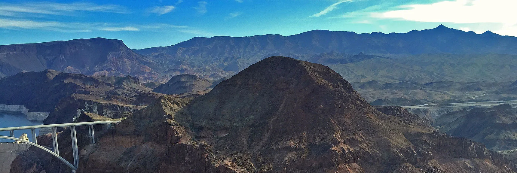 Hike to one of the most spectacular aerial views of Hoover Dam to be had anywhere! | River Bend Bridge View | Hoover Dam Area | Lake Mead NRA, Arizona