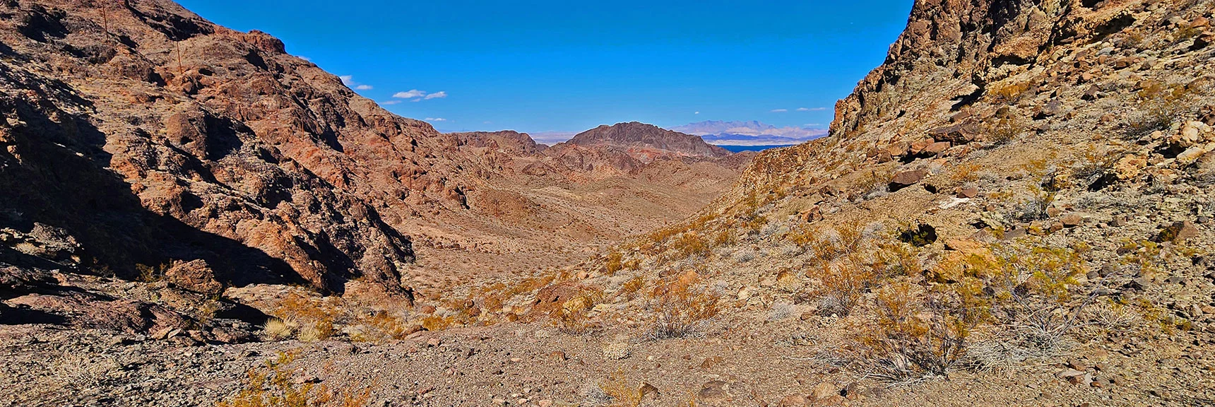 Rough Peak, Lake Mead & Muddy Mts. in View. | Black Canyon Overlook Loop | Lake Mead NRA, Nevada