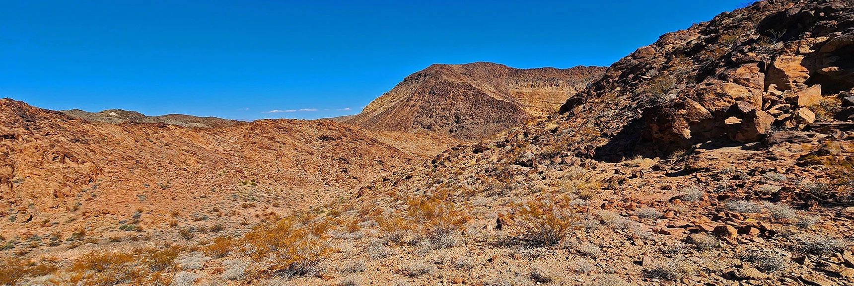 Continuing Toward the Point Below Peak 2420 | Black Canyon Overlook Loop | Lake Mead NRA, Nevada
