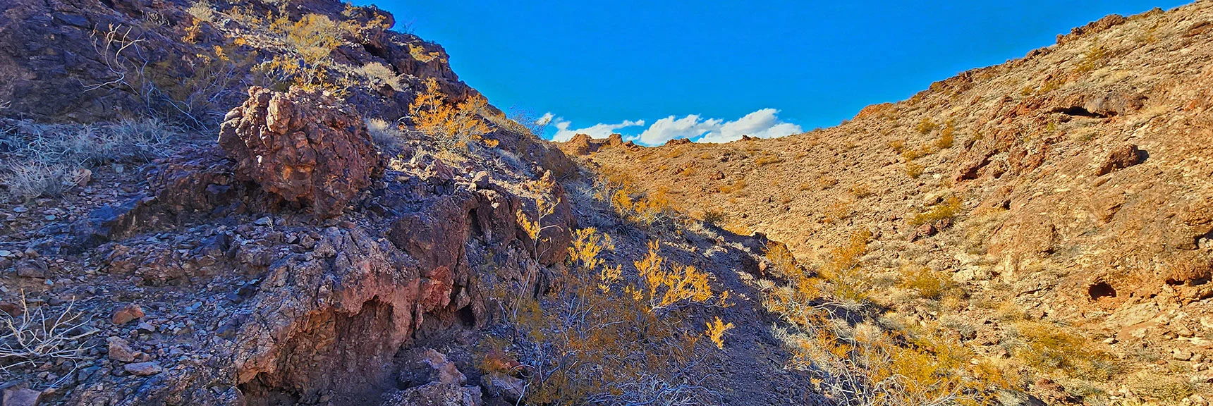 Ascending Along Upper South (Left) Side of Canyon | Black Canyon Overlook Loop | Lake Mead NRA, Nevada