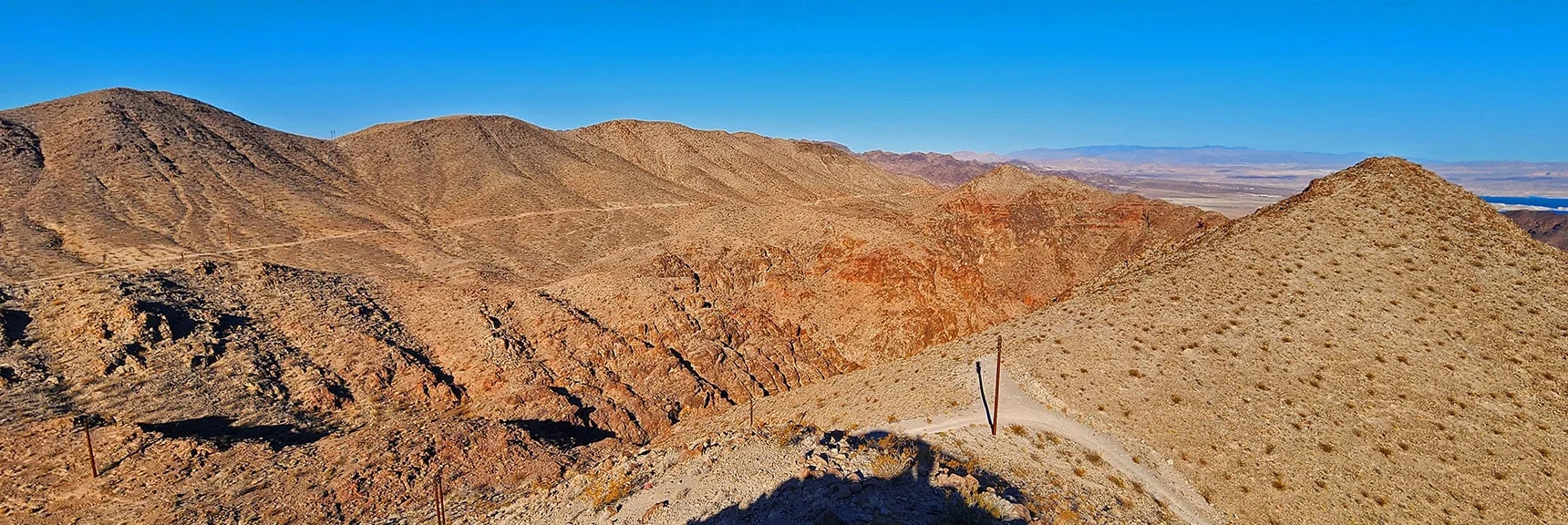 Black Canyon Overlook Road from Peak 2420 | Black Canyon Overlook Loop | Lake Mead NRA, Nevada