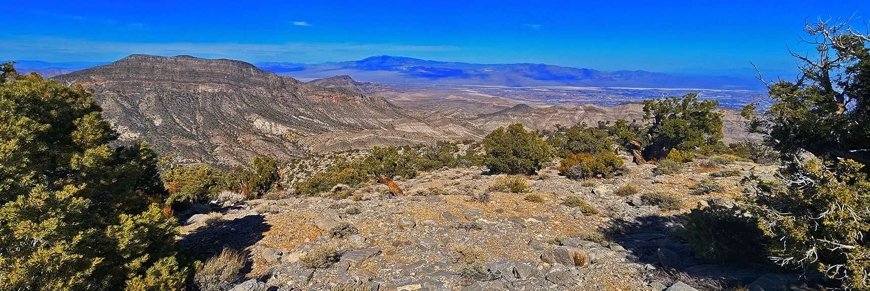 Begin NW Summit Ridgeline Descent Toward Little Red Rock | Damsel Peak End-To-End | Brownstone Basin, Nevada