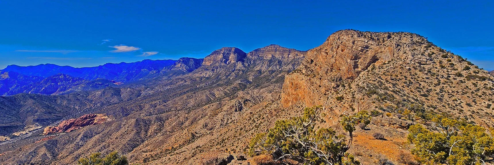 NW Summit (right); La Madre, El Padre, El Bastardo, Wilson Ridge (left) | Damsel Peak End-To-End | Brownstone Basin, Nevada