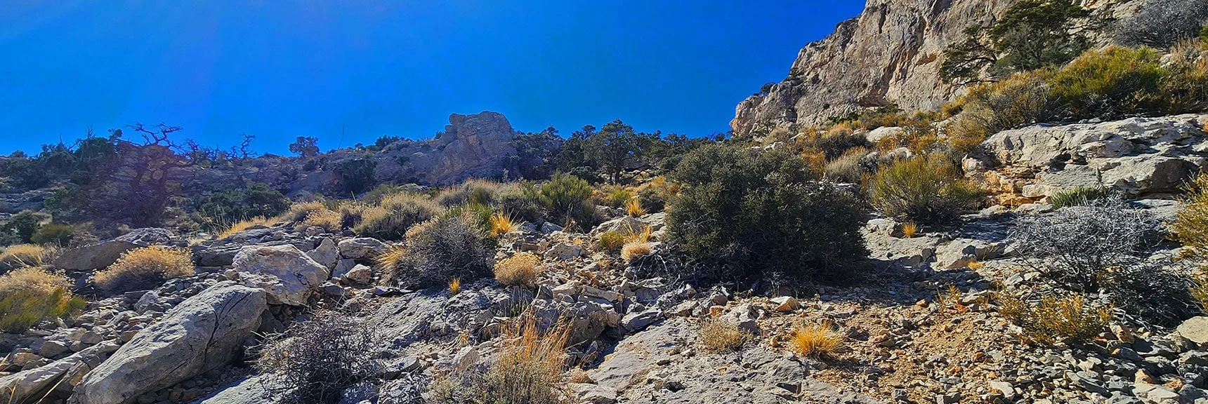 Turn Right Around Upper End of SE Cliffs Ahead | Damsel Peak End-To-End | Brownstone Basin, Nevada