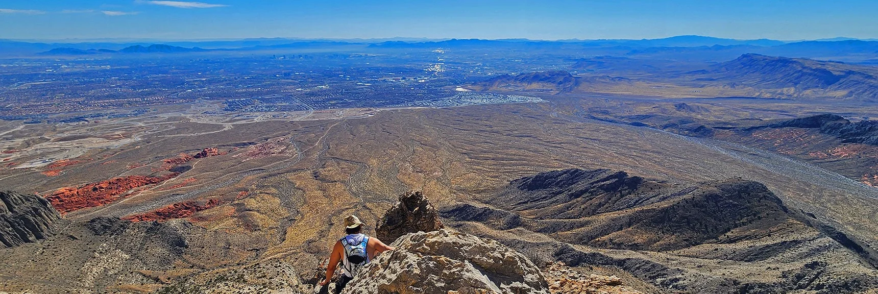 Vegas Valley, Lower Brownstone Basin, Blue Diamond Hill Far Right | Damsel Peak Southeastern Pinnacle Loop | La Madre Mountains Wilderness, Nevada
