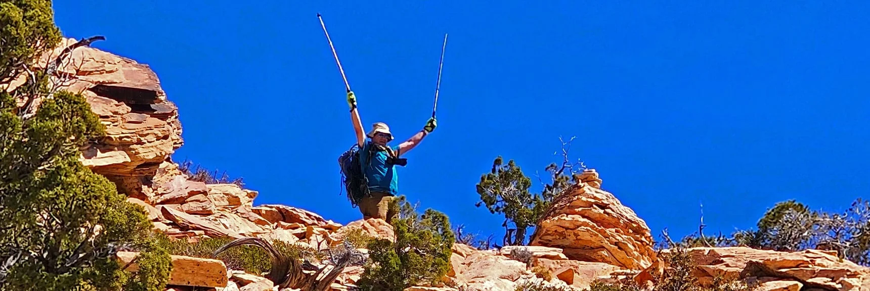 Jean-Luc Closing in on Hollow Rock Peak Summit! | Hollow Rock & South Peaks Loop | Rainbow Mts. Wilderness, Nevada
