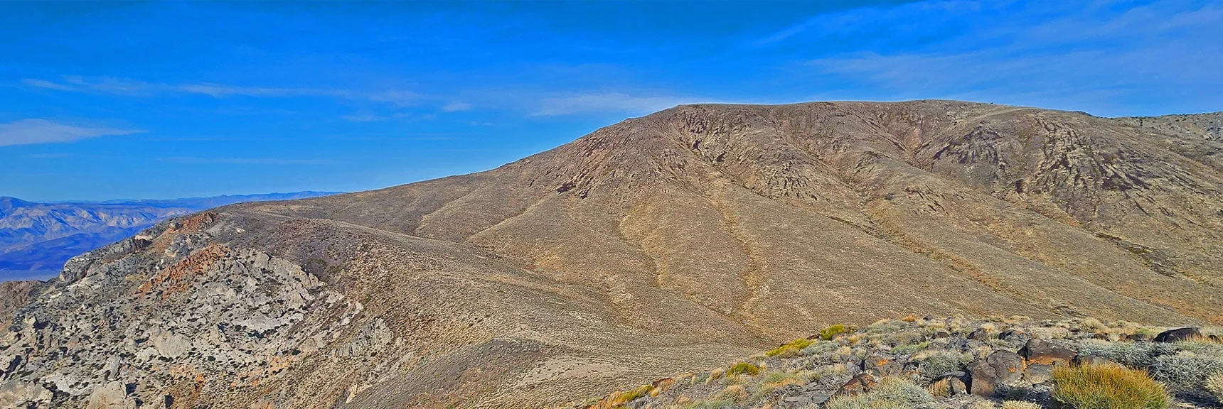 Towne Peak Ahead Following a Huge Descent/Ascent. | CIA Plane Crash in 1952 | Panamint Mountains | Death Valley, CA