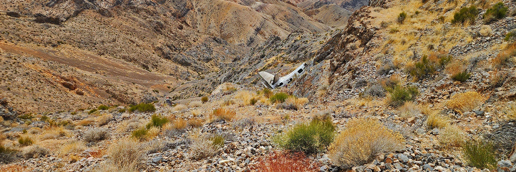Crash Site Now Visible Directly Ahead | CIA Plane Crash in 1952 | Panamint Mountains | Death Valley, CA