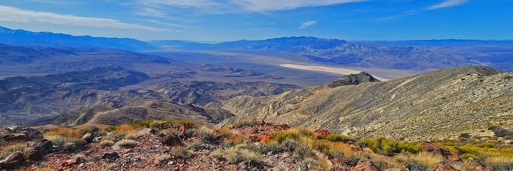Dolomite Canyon, Southern Panamint Valley from Towne Peak. | CIA Plane Crash in 1952 | Panamint Mountains | Death Valley, CA