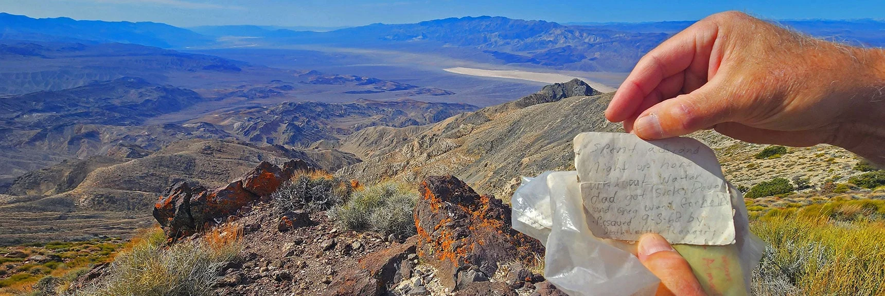 Tom Gossett Story Survives in Original Writing. | CIA Plane Crash in 1952 | Panamint Mountains | Death Valley, CA