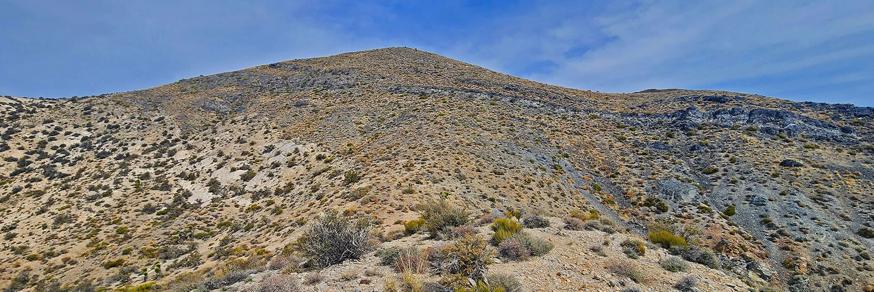 View Back Up Descent Slope. | CIA Plane Crash in 1952 | Panamint Mountains | Death Valley, CA