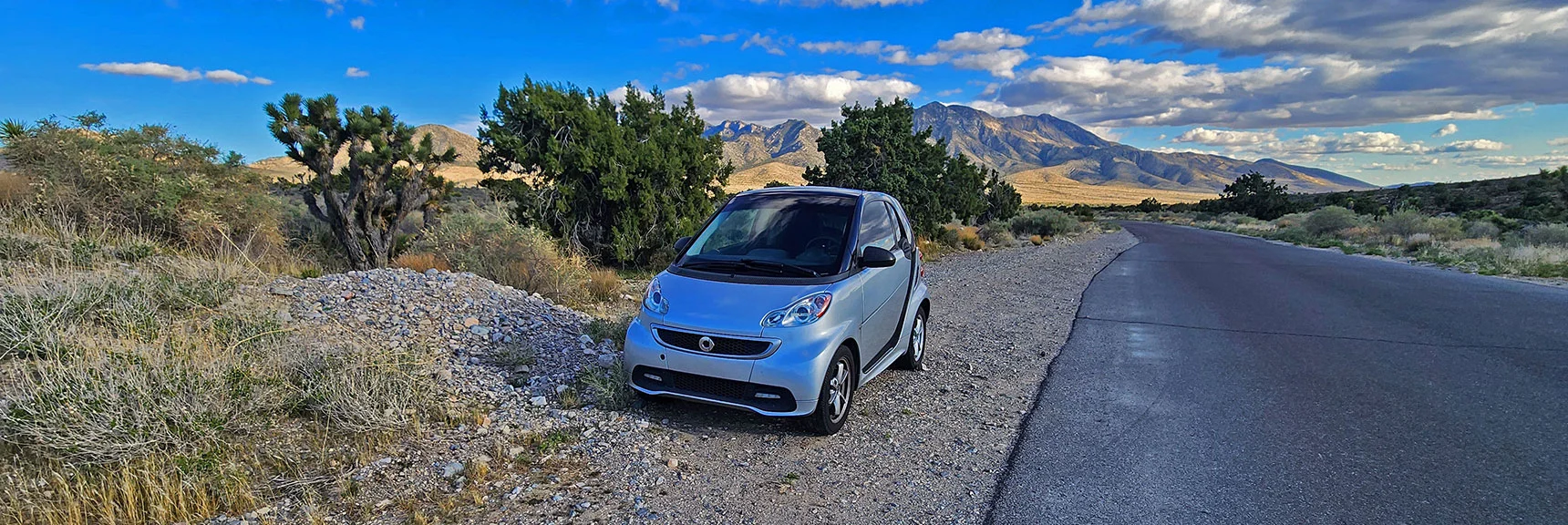 Park on Lovell Canyon Rd About 2000ft Beyond Rainbow Springs Rd. | Indecision Peak Summit | Rainbow Mountain Wilderness, Nevada