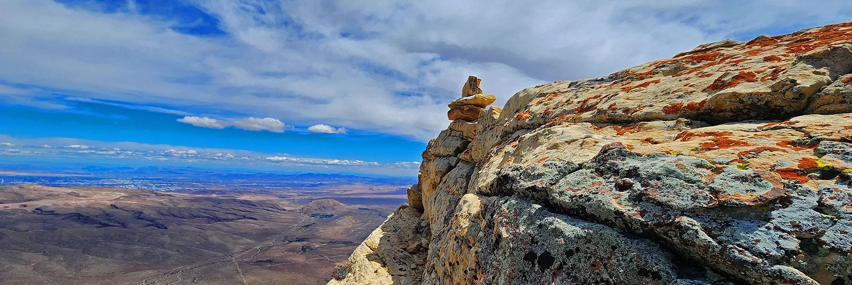Circling Left Side. Vertical, Strong Winds. Should Have Circled Right Side. | Indecision Peak Summit | Rainbow Mountain Wilderness, Nevada