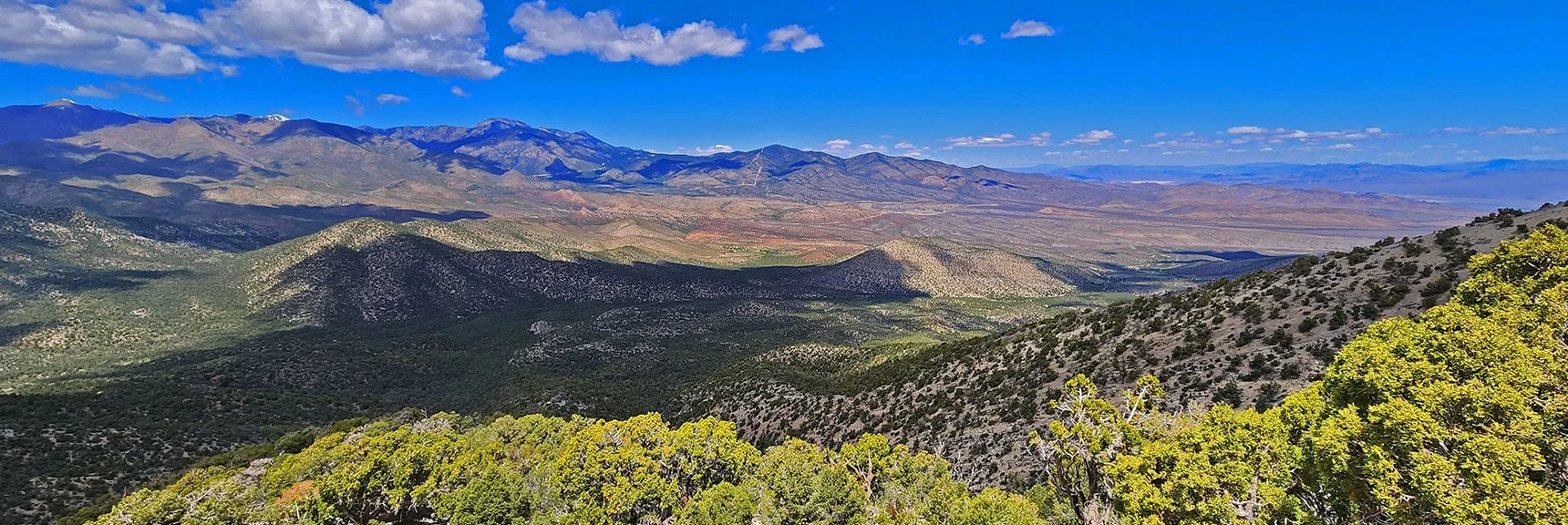 View North Toward Hwy 95 Desert Corridor. | El Bastardo Peak | La Madre Mountains Wilderness, Nevada