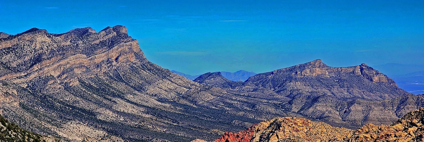 North Loop Descends at La Madre Springs (East) | Switchback Spring Loops Intro | La Madre Mountains Wilderness, Nevada