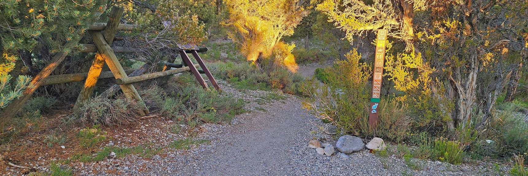 Start at the Upper Sawmill Trailhead. Take Sawmill Loop Counterclockwise. | Rocky Gorge Loop Trail | Sawmill Trailhead Area | Lee Canyon, Nevada