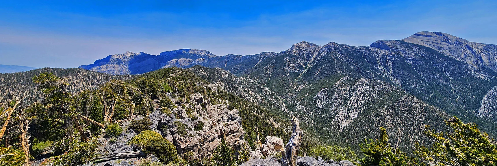 Mummy Mountain to Charleston Peak | Amargosa Overlook | Mt. Charleston Wilderness | Spring Mountains, Nevada