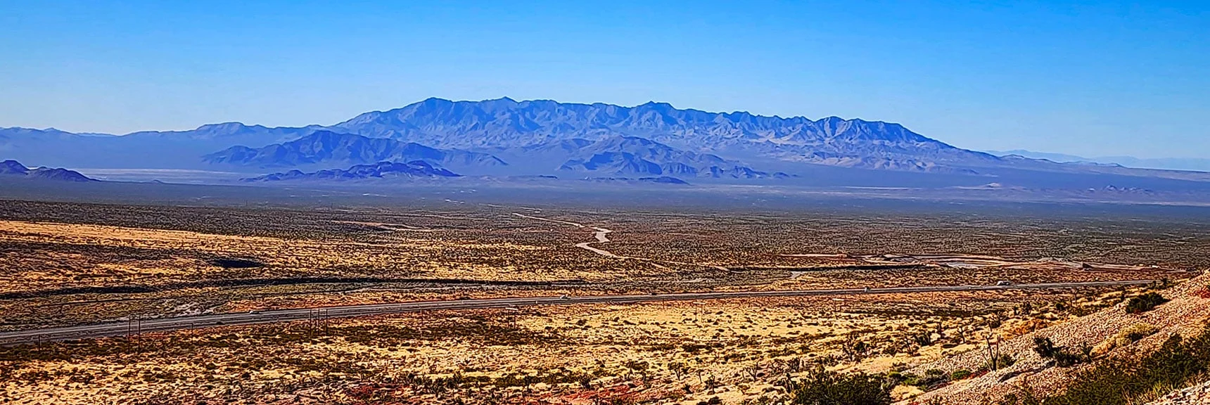 Fascinated to Traverse This Rugged Ridgeline I've Seen from Lovell Canyon | Nopah Range Southern Ridgeline | Nopah Range Wilderness, California