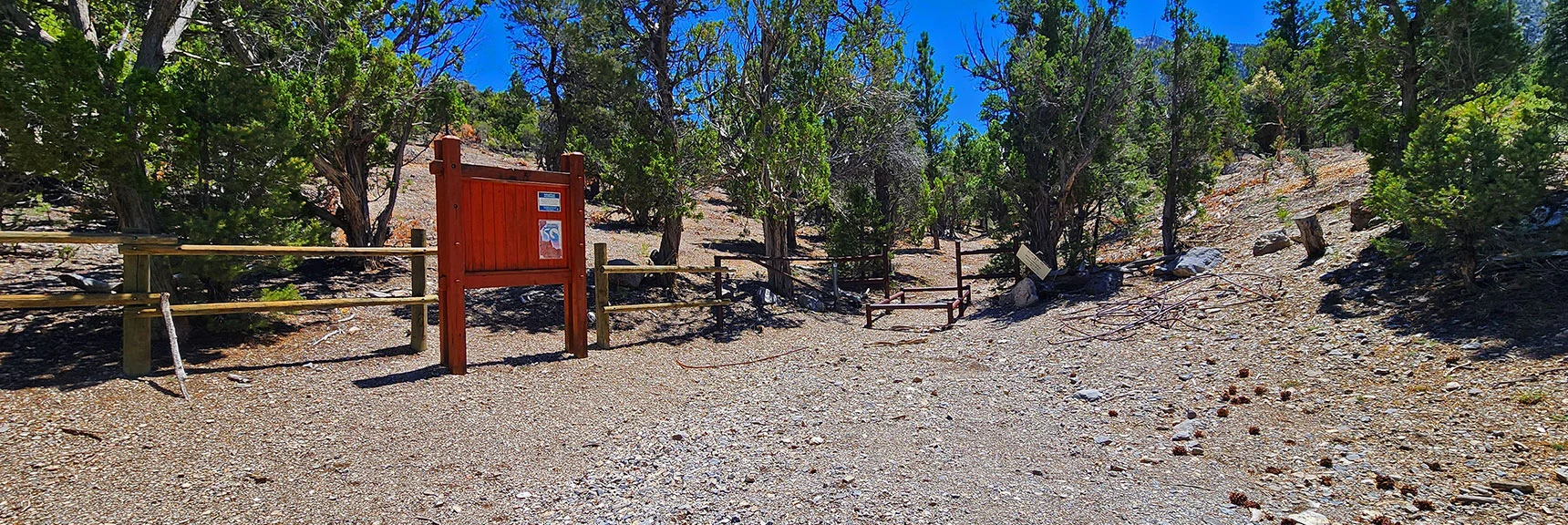 NE Mud Springs Trailhead on Mud Springs Rd | Mud Springs Loop Clockwise | Sawmill Trailhead | Lee Canyon, Nevada