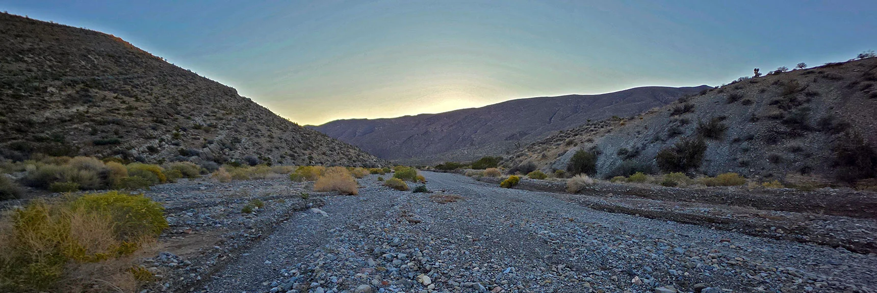 In Harris Springs Canyon Round Base of Low Ridge on Right | East La Madre Peak | La Madre Mountains Wilderness, Nevada
