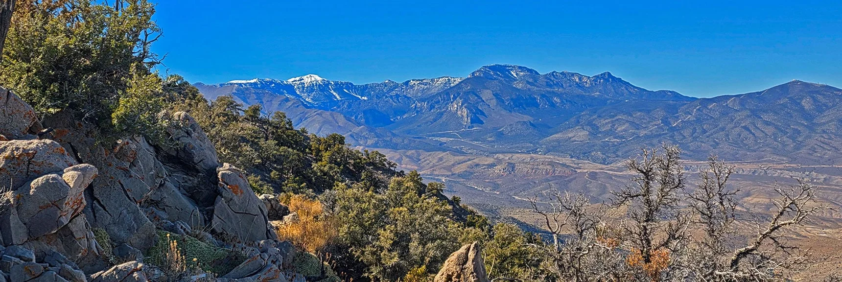 Mt. Charleston Wilderness from East La Madre Peak | East La Madre Peak | La Madre Mountains Wilderness, Nevada