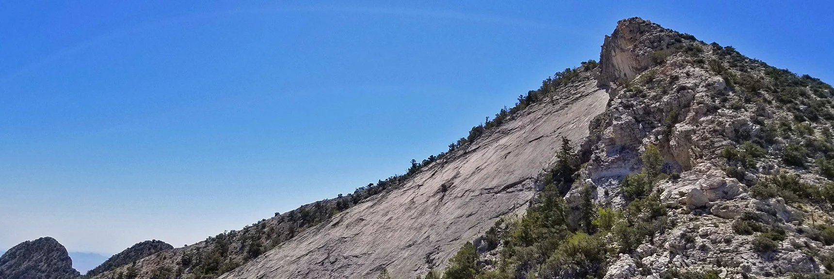 Devil's Slide Viewed from a High Point Just Below Slide Summit | La Madre Mountain Northern Approach, Nevada