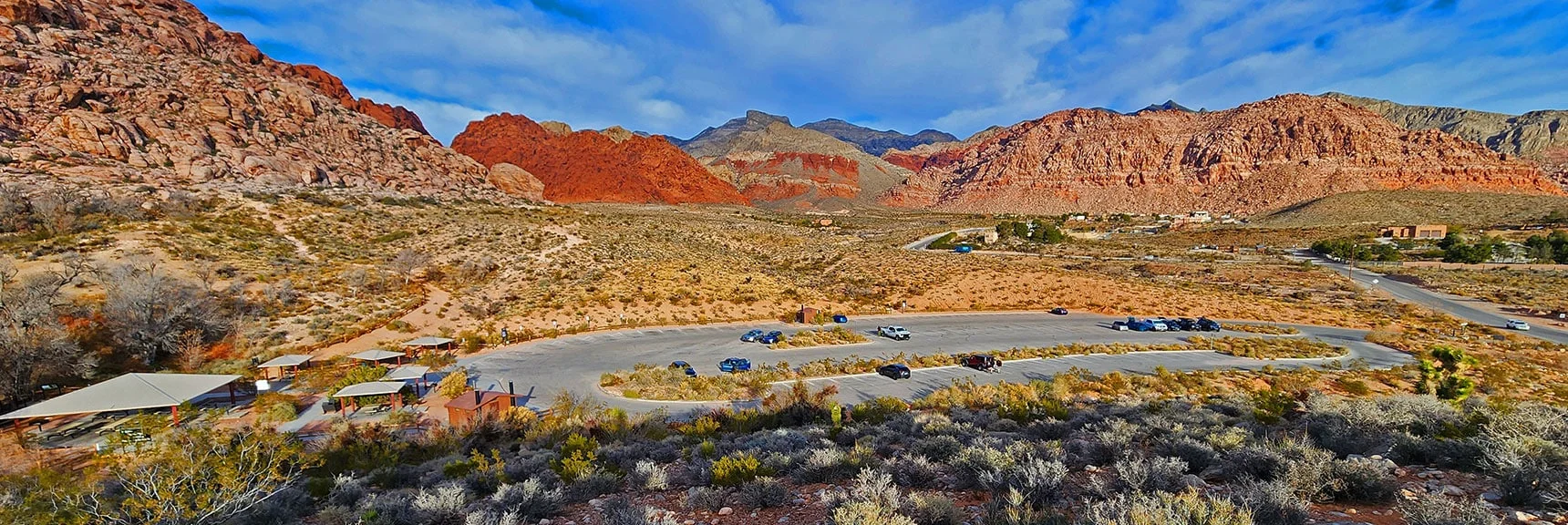 North of Red Spring Desert Oasis. Kraft Mountain on Right. | Grand Staircase | Calico Basin, Nevada