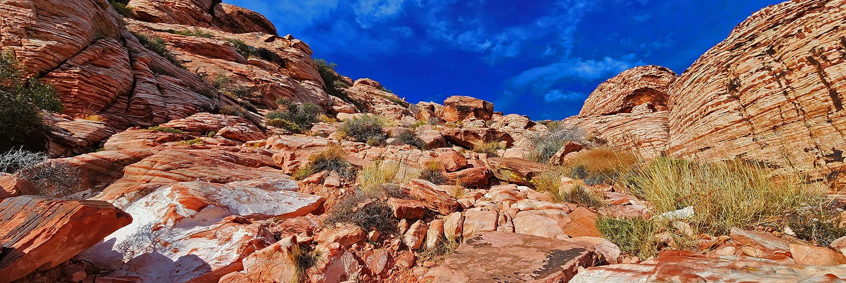 Will Turn Left at the Lower Summit Horizon Ahead. | Grand Staircase | Calico Basin, Nevada