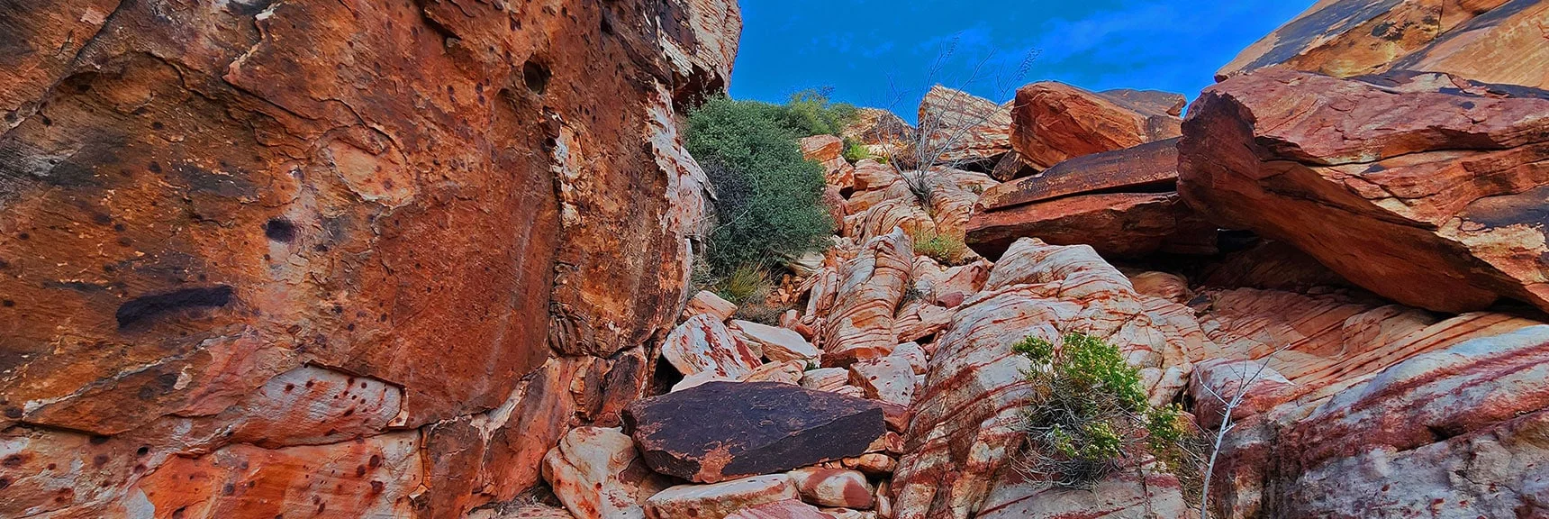 Continue Upward. Boulders Again Becoming a Bit Smaller | Grand Staircase | Calico Basin, Nevada