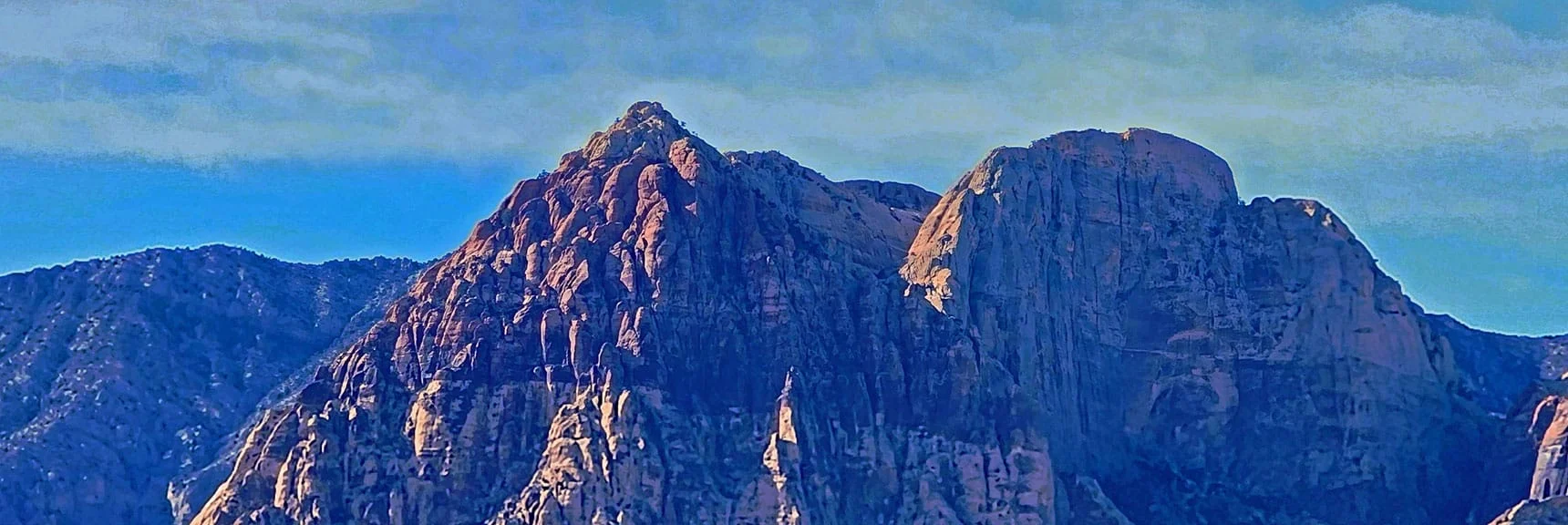 Rainbow Mountain. Rainbow Wall Cliff to Right | Grand Staircase | Calico Basin, Nevada