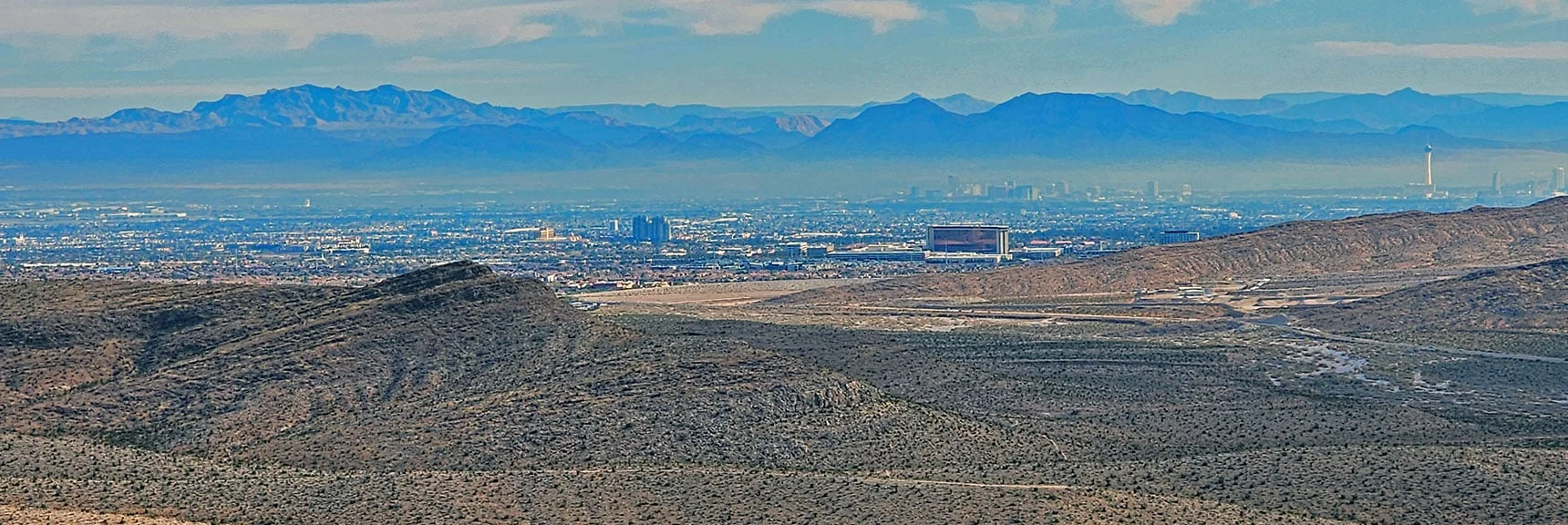 Las Vegas Valley. Frenchman Mt., Sunrise Mt., Muddy Mts. | Grand Staircase | Calico Basin, Nevada